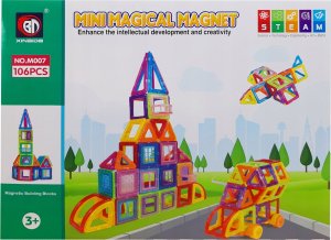 Klocki Magnetyczne Konstrukcyjne Duże Panele 3D 12