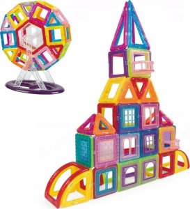 Klocki Magnetyczne Konstrukcyjne Duże Panele 3D 10