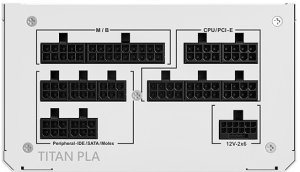 Montech Titan PLA 1200W - 80 PLUS & Cybenetics Platinum Netzteil, modular, PCIe 5.1 - 1200 Watt, weiß 4