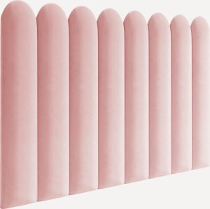 Ravio Panel tapicerowany płotek zaokrąglony 60x30 Magic Velvet 2253 (Pudrowy róż) 60x30 3