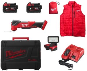 MILWAUKEE.M18FMTMC-502X MULTITOOL +M18ALIS-0 LAMP AND SLEEVELESS 1