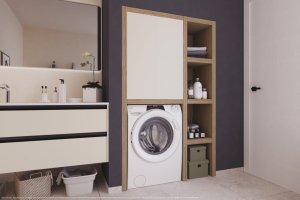 Candy Washing Machine | RO 284DWMS7/1-S | Energy efficiency class A | Front loading | Washing capacity 8 kg | 1200 RPM | Depth 5 15