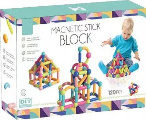Klocki Magnetyczne Magnetic Sticks Edukacja 120 El 5