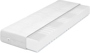 Materac piankowy Fala 80x180 22cm  | Dwustronny H3/H3 | 7 stref | Pikowany pokrowiec | 1