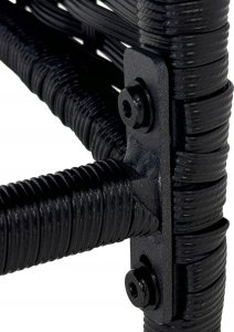 Zestaw Mebli Ogrodowych Technorattan Capri PRO 6cz. CZARNY 7os. 13