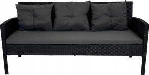 Zestaw Mebli Ogrodowych Technorattan Capri PRO 6cz. CZARNY 7os. 5