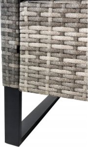 kontrast Zestaw mebli ogrodowych technorattan COMO 4cz. taupe 4os. 7