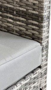 kontrast Zestaw mebli ogrodowych technorattan COMO 4cz. taupe 4os. 8