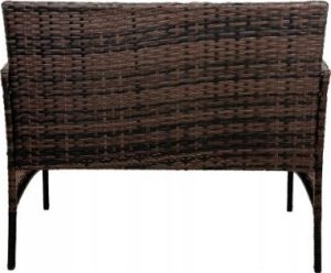 Zestaw mebli ogrodowych technorattan RENO II 4os. brązowy 11