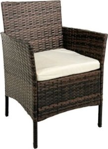 Zestaw mebli ogrodowych technorattan RENO II 4os. brązowy 6