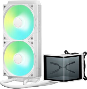 TRYX PANORAMA SE ARGB 240 Komplett-Wasserkhlung, 3D-AMOLED-Display - 240mm, wei 2