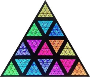 LIGHT4ME TRIANGIS efekt świetlny LED 64x2W RGBA oświetlenie klubowe dyskotekowe DJ na imprezę 3