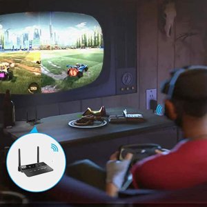 DNA HTVR odbiornik nadajnik Bluetooth 5.0 adapter USB-C cinch RCA AUX 4