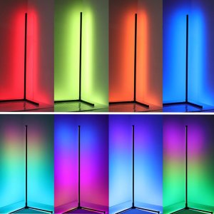 LIGHT4ME WALL POLE 1 narożna lampa podłogowa RGB LED biała pilot bezprzewodowy 6