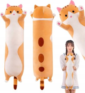 Maskotka Kot Duży Długi Kotek Pluszak 70Cm Xxl 1