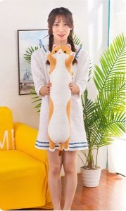 Maskotka Kot Duży Długi Kotek Pluszak 70Cm Xxl 12