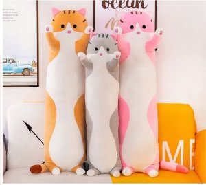 Maskotka Kot Duży Długi Kotek Pluszak 70Cm Xxl 2