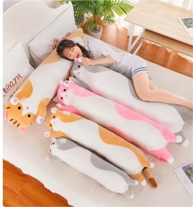 Maskotka Kot Duży Długi Kotek Pluszak 70Cm Xxl 6