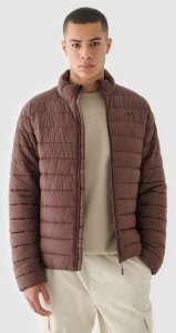 Męska pikowana kurtka 4F brązowa sportowa puchowa r XXL 4