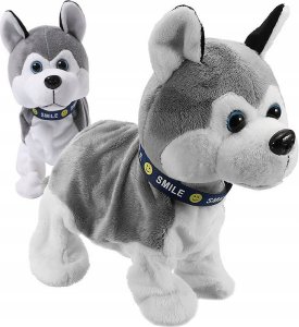 Interaktywny Piesek Husky Pies Robot Reaguje Na Dotyk Szczeka Skomle Siada 1
