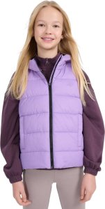 Kamizelka dla dziewczynki 4F F166 fioletowa 4FJWSS25TVJAF166 51S 140cm 1