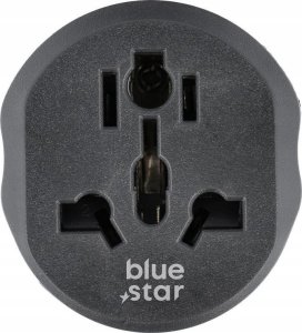 BLUE STAR adapter podróżny GO TO USA (Type A) 10A biały 2
