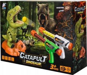Gra Interaktywna Dla Dzieci Głodny Dinozaur Pistolet Kulki Ruchomy Cel 8