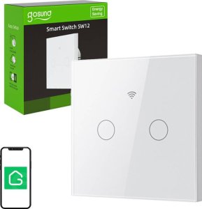 Gosund Dotykowy włącznik światła WiFi SLS2 (opcjonalny N, podwójny) Tuya 3