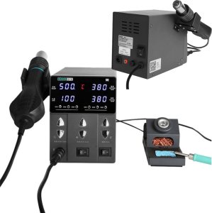 Stacja lutownicza SUGON 212 Hot Air + Lutownica kolbowa T12 1