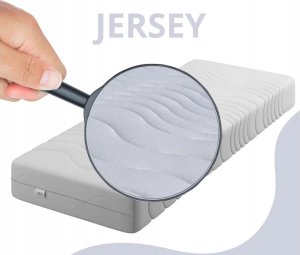 Materac piankowy Aqua 90x190 16cm | Dwustronny H3/H3 | Pikowany pokrowiec | 3