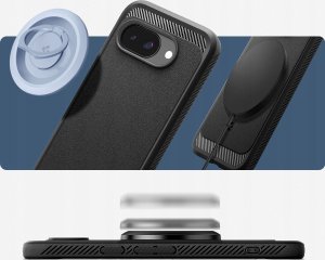Spigen SPIGEN RUGGED ARMOR MAG MAGSAFE GOOGLE PIXEL 9A MATTE BLACK 11