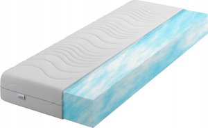 Materac piankowy Aqua 150x200 20cm | Dwustronny H3/H3 | Pikowany pokrowiec | 1