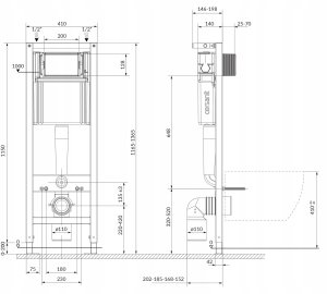 C689 MITO 40 MECH PRZYCISK CZARNY MAT 2