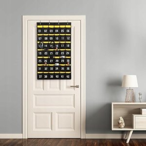 Organizer na telefony 42 kieszonki - wieszak na smartfony do szkoły biura 3