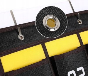 Organizer na telefony 42 kieszonki - wieszak na smartfony do szkoły biura 9