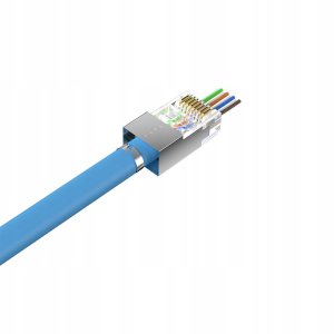 Unitek Unitek Wtyk modularny Pass-Through RJ45 Cat. 7, 50szt. 4