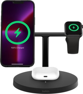 Ładowarka Belkin Stacja do ładowania bezprzewodowego na iPhone, Apple Watch, AirPods, Qi2 15W, czarna 6