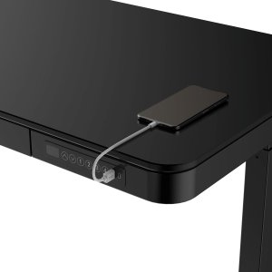 Biurko Activejet ET119W-C Czarne 140 cm x 70 cm 3