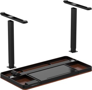 Biurko Activejet ET119W-C Brązowo-Czarne 140 cm x 70 cm 4