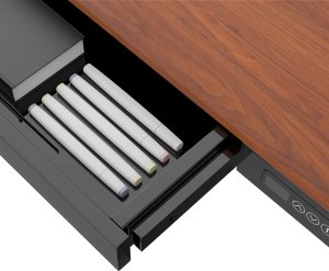 Biurko Activejet ET119W-C Brązowo-Czarne 140 cm x 70 cm 5