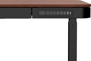 Biurko Activejet ET119W-C Brązowo-Czarne 140 cm x 70 cm 6