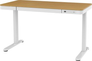 Biurko ACTIVEJET z elektryczną regulacją wysokości 140x70 ET119W-C biały/dąb 1