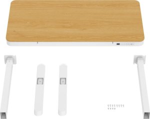 Biurko Activejet ET119W-C Białe 140 cm x 70 cm 7