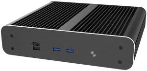 Akasa Euler CTX PC Gehuse, Fanless Mini-Case, Thin-Mini-ITX - schwarz 1