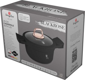 GARNEK TYTANOWY 20cm BERLINGER HAUS BH-1456 BLACK ROSE 5