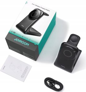 Ładowarka bezprzewodowa Joyroom JR-W15 3 w 1 stacja ładująca z MagSafe - czarna 3