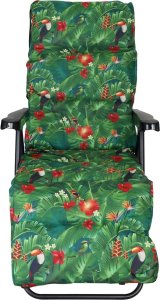 FOTEL OGRODOWY Z PODNÓŻKIEM 57x83x106CM FLOWER 5