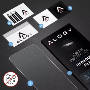 Alogy Folia "MATOWA" do Samsung A13 Hydrożelowa Alogy HydroSkin Matte Pro na ekran do etui "BEZ ODCISKU PALCÓW" 7