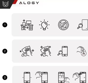 Alogy Folia "MATOWA" do Samsung A13 Hydrożelowa Alogy HydroSkin Matte Pro na ekran do etui "BEZ ODCISKU PALCÓW" 8