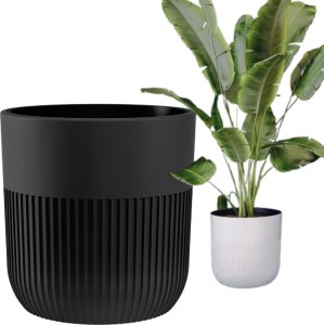 Doniczka okrągła LUCA 30 z wkładem Donica + wkład dystansowy 4